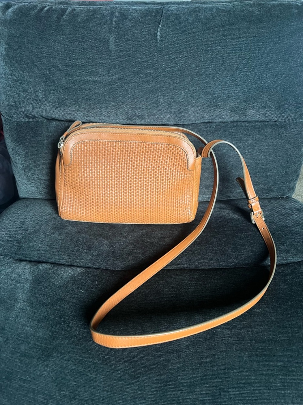Cole Haan Woven Leather Crossbody